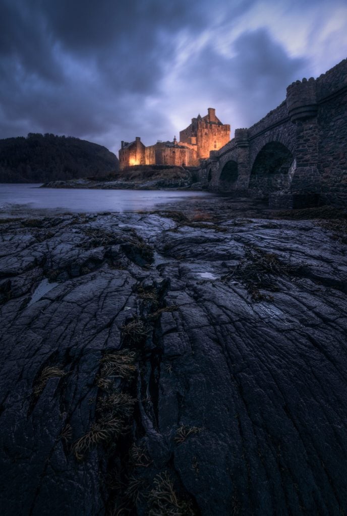 Eilean Donan Castle photography captured by Daniel Vine from Spain
